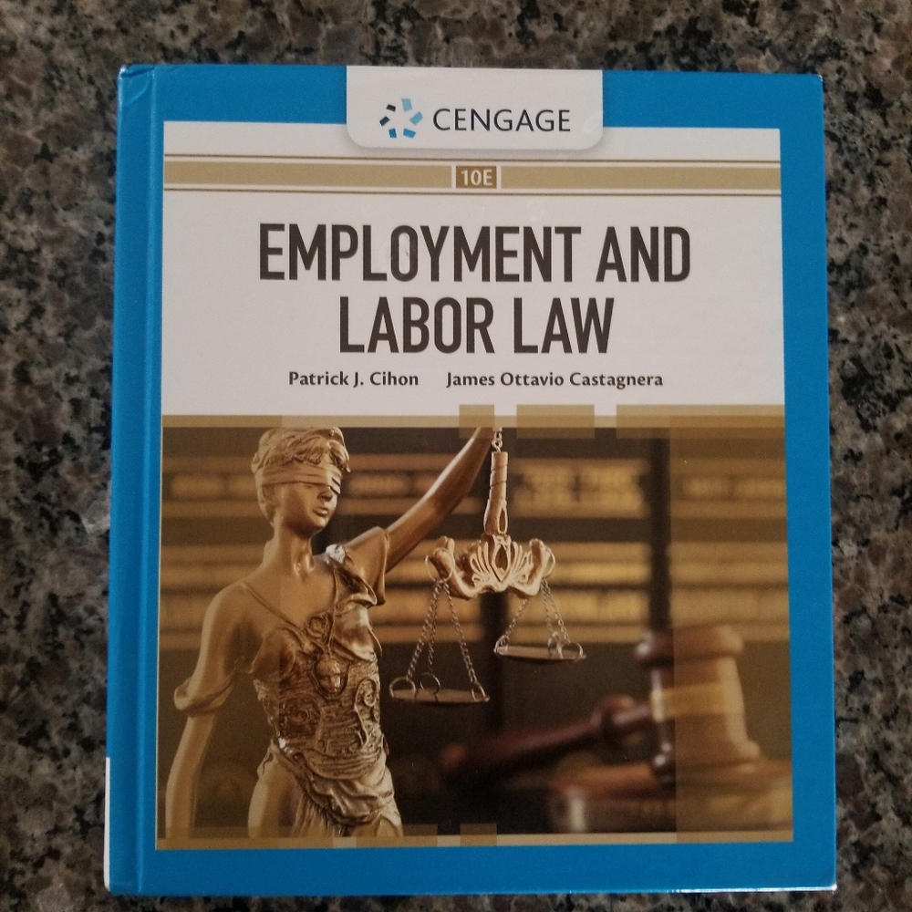 Like New Employement and Labor Law Hardcover Book